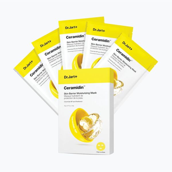 Dr. Jart+ Ceramidin Skin Barrier Moisturizing mask Set(5 sheets)