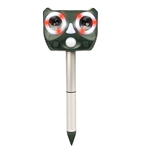 LED Red And White Flashing Solar Mouse And Bird Repeller