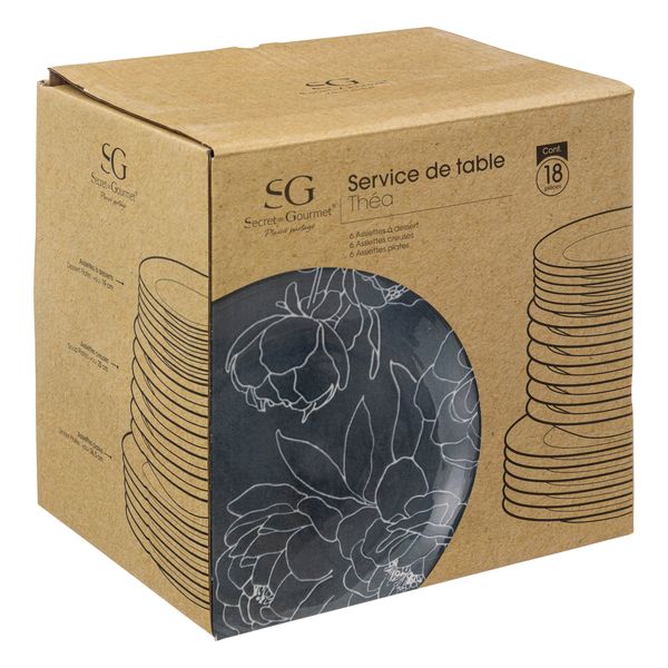 Secret &amp; Gourmet Thea Porcelain Dinnerset 16 Piece