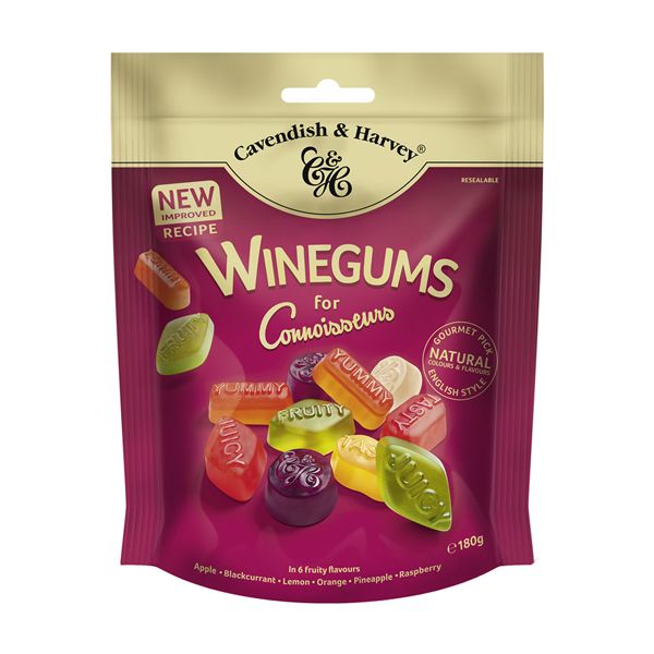 Cavendish &amp; Harvey Wine Gums for Connoisseurs - 180g
