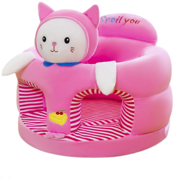 Baby Sofa Support Seat Cover Plush Chair Learning to Sit Comfortable