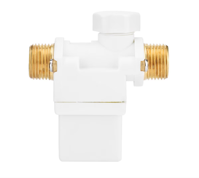 Solenoid valve, normally closed, for water, 12V, G1/2", solar energy