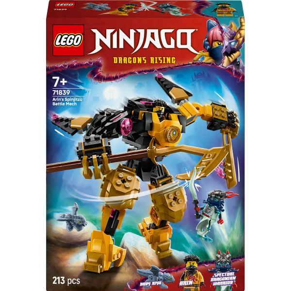 LEGO® NINJAGO® Arin’s Spinjitzu Battle Mech Toy Set 71839