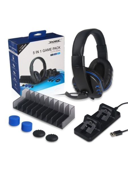 Dobe 5 in 1 Gaming Combo For PlayStation 4