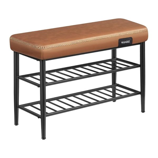 Vasagle 3-Tier Shoe Rack Storage Organiser Bench