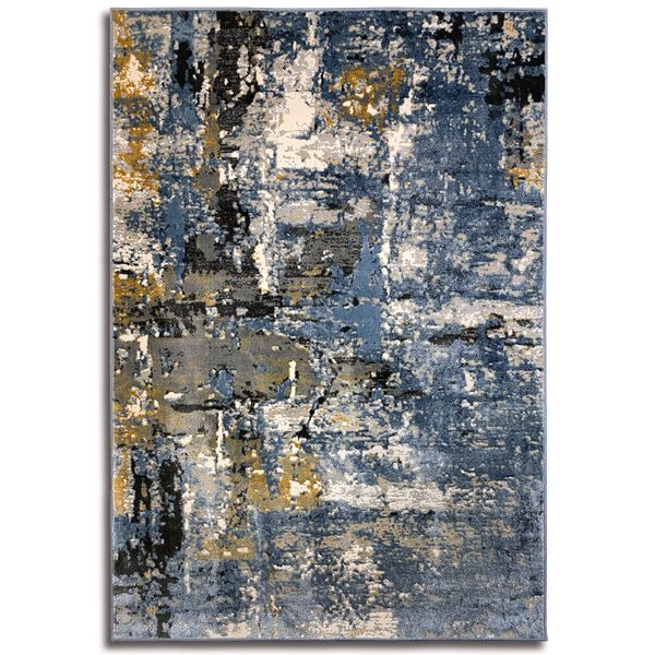 Paintbomb Rug - Denim