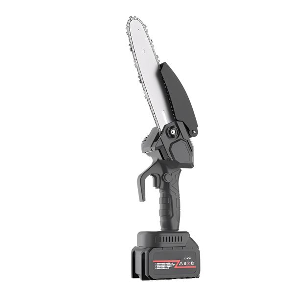 Handheld Electric Chainsaw 8-inch Cordless 1 Battery 6000mAh Toolbox Set