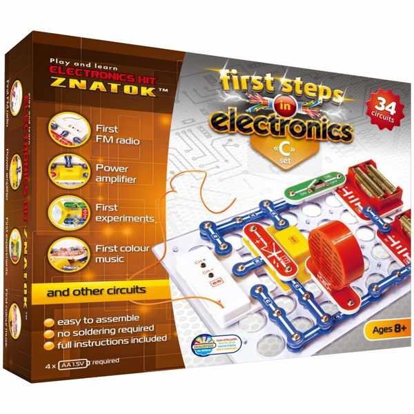 Znatok Snap Circuit Electronic Kit - 34C - 34 Circuits