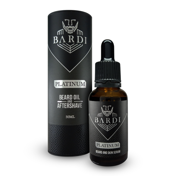 Bardi Beard Oil and Aftershave - Platinum
