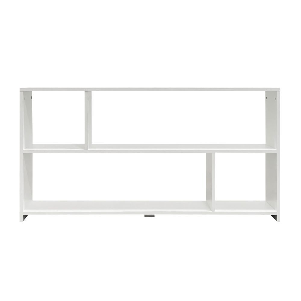 Bragg Caracas Storage Display Bookshelf, White