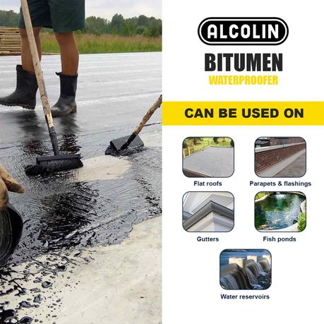 Bitumen Waterproofer - Alcolin