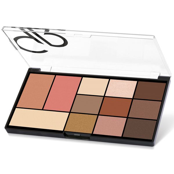 Golden Rose City Style Face &amp; Eye Palette - Warm Nude