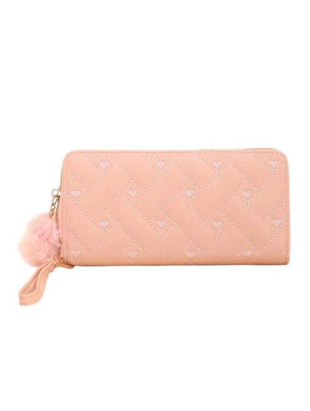 Summer Indentation Medium Clutch Bag For Women - Pink