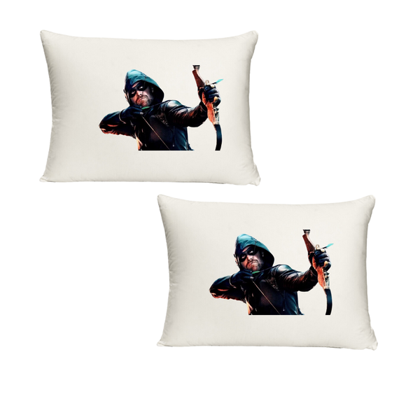 Green Arrow Twin Standard Pillowcases