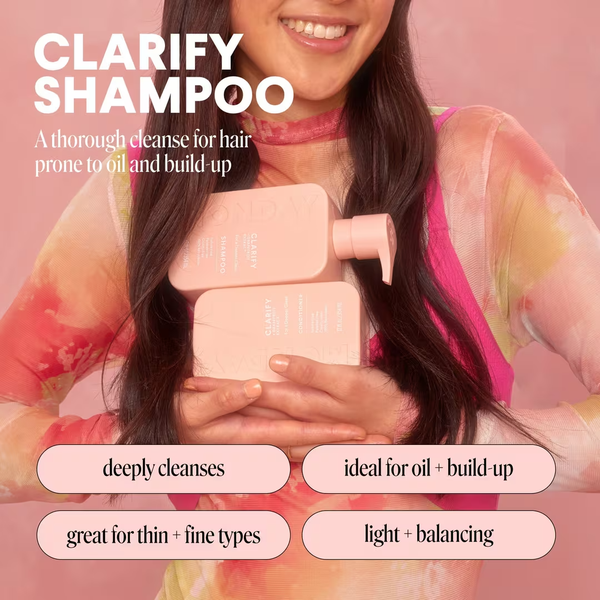 MONDAY CLARIFY Shampoo with Grapefruit Extract for a Deeper Clean 354ml