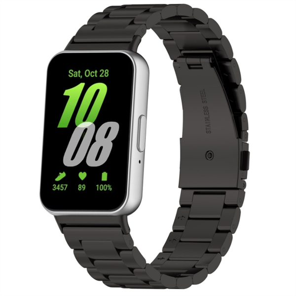 Metal Strap Compatible with Samsung Galaxy Fit3 B Gold