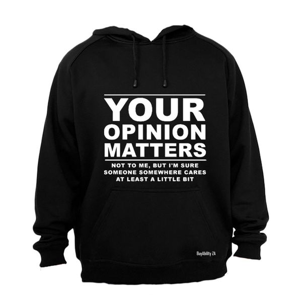 Mens - Hoodie - Black image