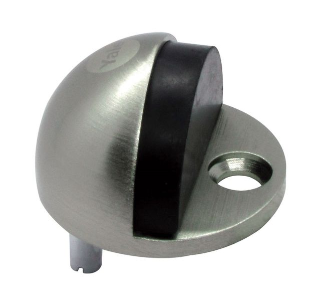 Yale Half Moon Door Stop With Black Rubber Bumper