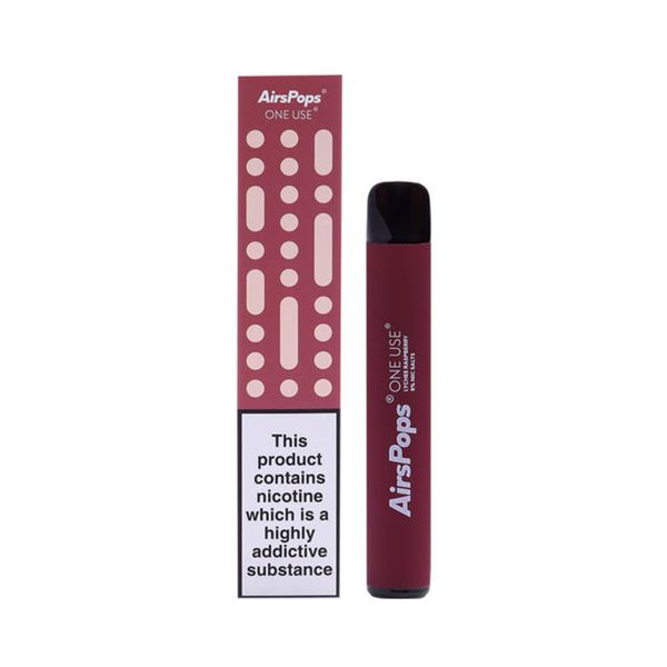 Airscream AirsPops - Disposable - Lychee Raspberry - 5% Nic Salts