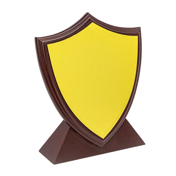 Large Shield Trophy Includes Gift Box 22x19cm - Wooden