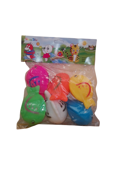 DLN187 6pc Squeaking Fish 032