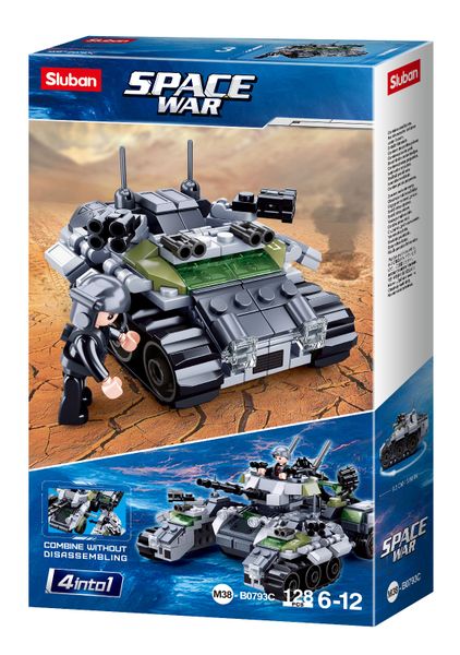 Sluban Space War 4 in 1 - 128 Piece