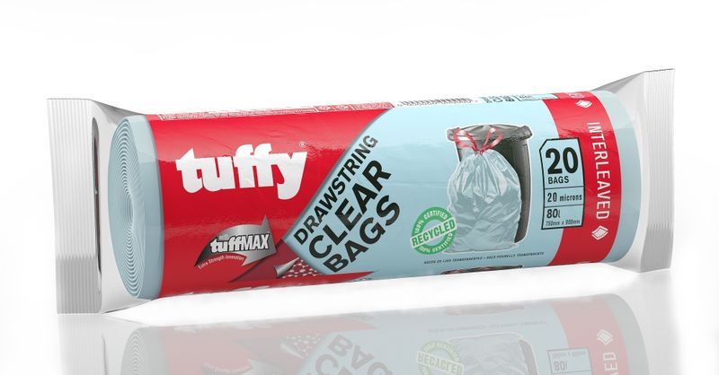 Tuffy - Clear Refuse Bag on a Roll 20's