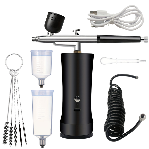 Rechargeable Handheld Airbrush Kit - 0.3mm Tip