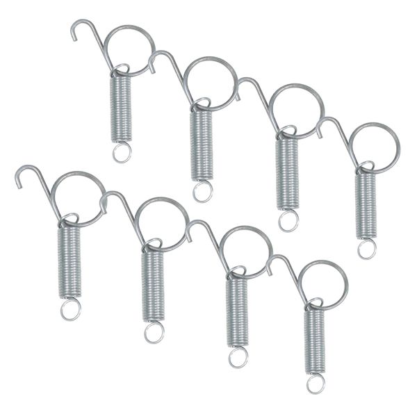 Pet Multifunctional Spring Latch Door Cage Hook Lock Set Of 8 -7cm