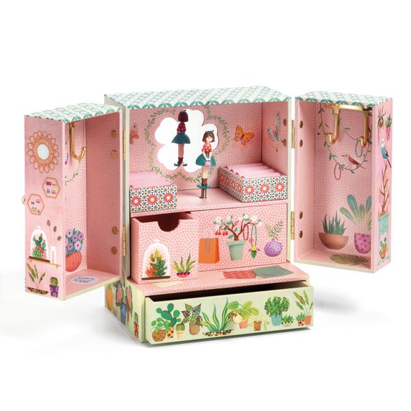 Djeco Wooden Musical Jewllery Box - The Secret Garden