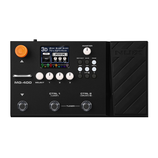 Nux MG-400 Modeling Guitar and Bass Processor Effects Pedal