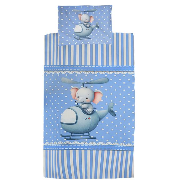 Baby Breeze Elephant Cot Set