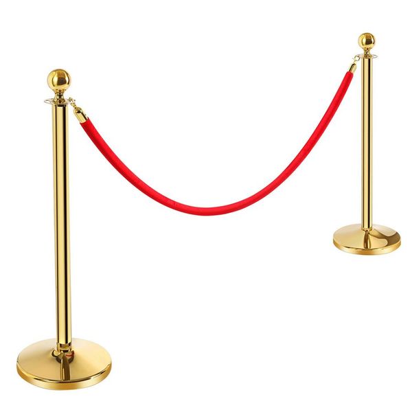 Red Stanchion Rope Set