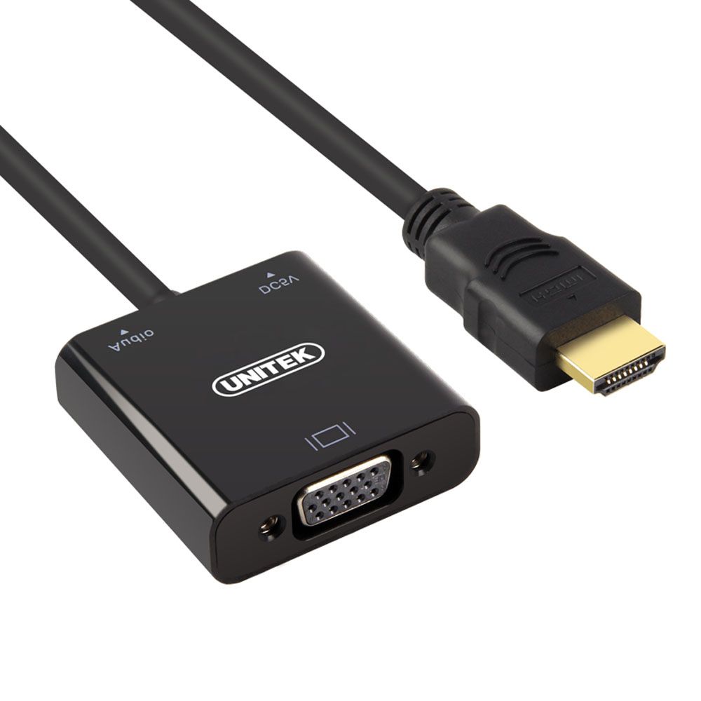 Unitek HDMI Male To VGA Female With Audio Converter (Y6333) Shop