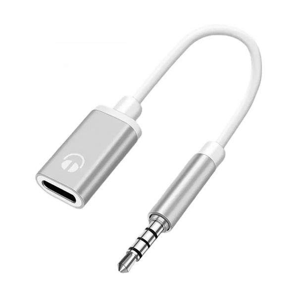 3.5mm Male to Type-C Female Adapter Compatible with Analog Headphones 1PC