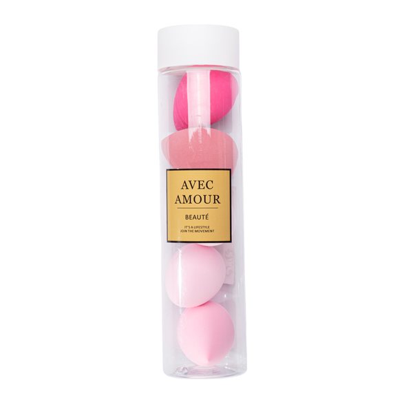 Avec Amour Beauté - Pink Ombre Makeup Sponge Set