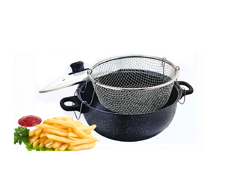 9t9-Frying Pot With Basket