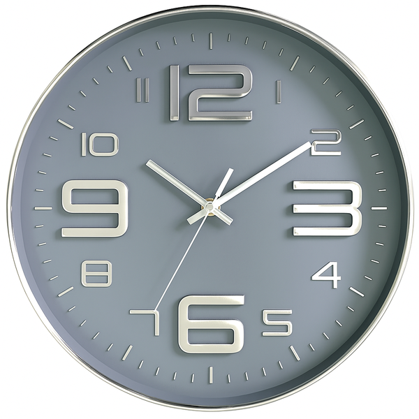 J P Newgate Westhampton Wall Clock Grey