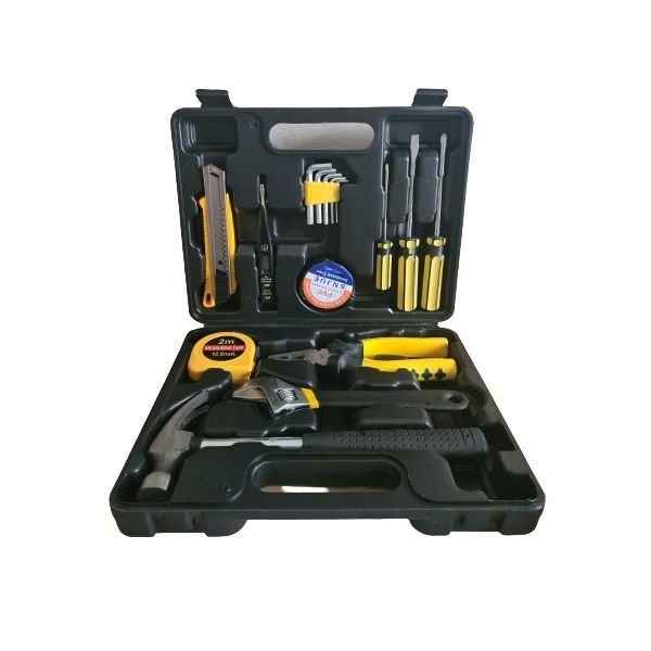 16 In 1 - Home Hardware Repair Tool Set (Black)