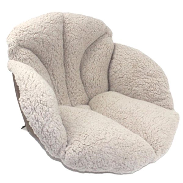 Decor Soft Thick Warm Backrest Chair Seat Cushion - 58cm