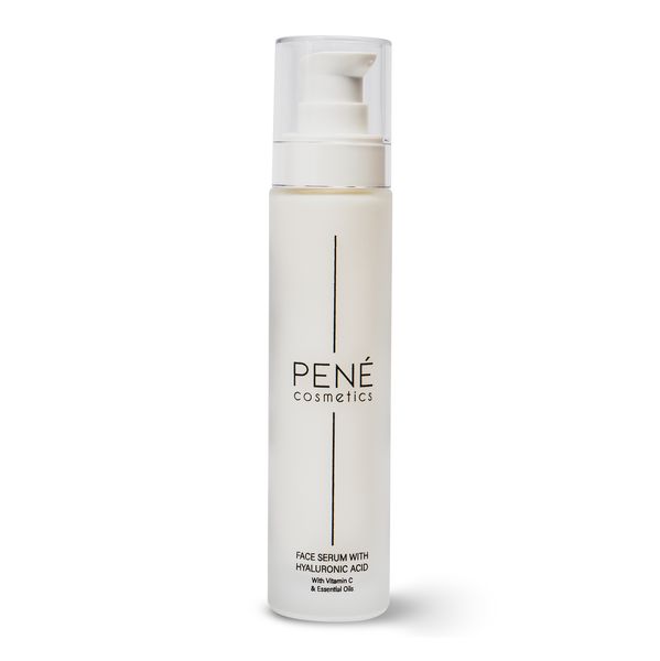 Pené Cosmetics Face Serum With Hyaluronic Acid, Vitamin C &amp; Essential Oils