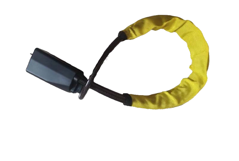 Steering Wheel Lock, Yellow, Cut-Resistant, Universal