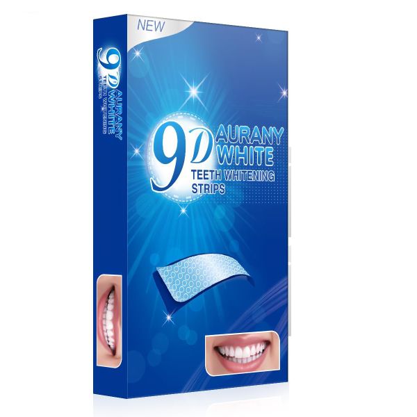 9D Teeth Whitening Strips, Fast Stain Removal for Coffee Drinkers &amp; Smokers