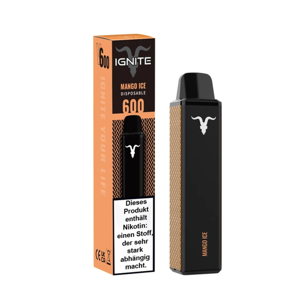 Ignite Vape Pen 600+ Puff Mango Ice