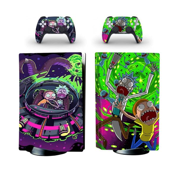 Rick and Morty Skin Decal Sticker For PS5 Console and Controls