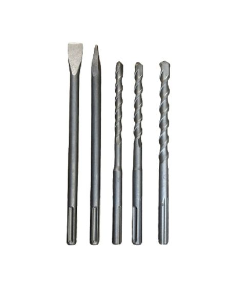 5 Pieces SDS Max Drill bits and chisels