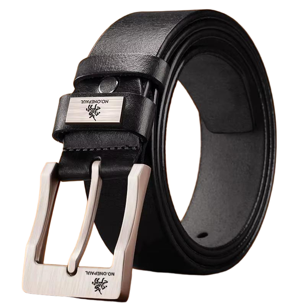 Leather Men's Buckle Jeans Leather Casual Belt Fashion Business Denim Belt