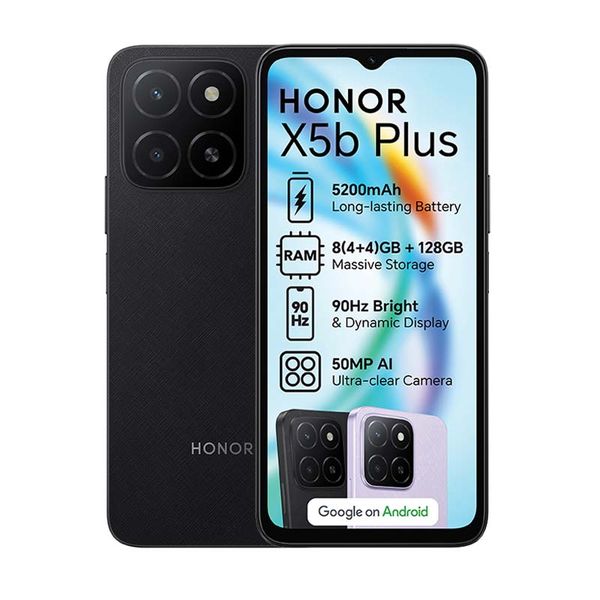 Honor X5b Plus 4G Dual Sim 128GB - Black