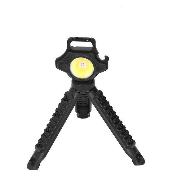 Rechargeable COB Keychain Light With Tripod Stand And Type C Charging- BT