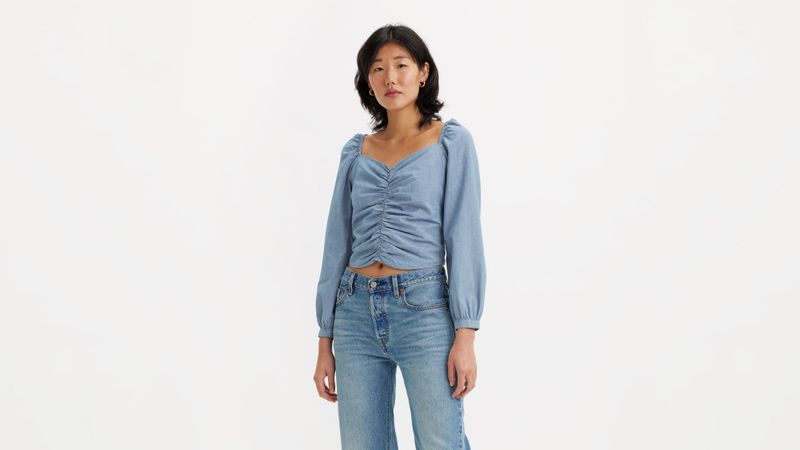 Levi's® Livie Blouse Twisted Words 3